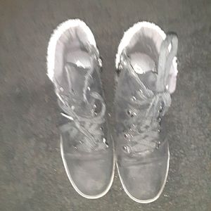 Ladies sneaker boots